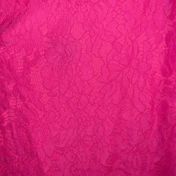 New Hot Pink lace mini dress size L - Picture 4 of 8